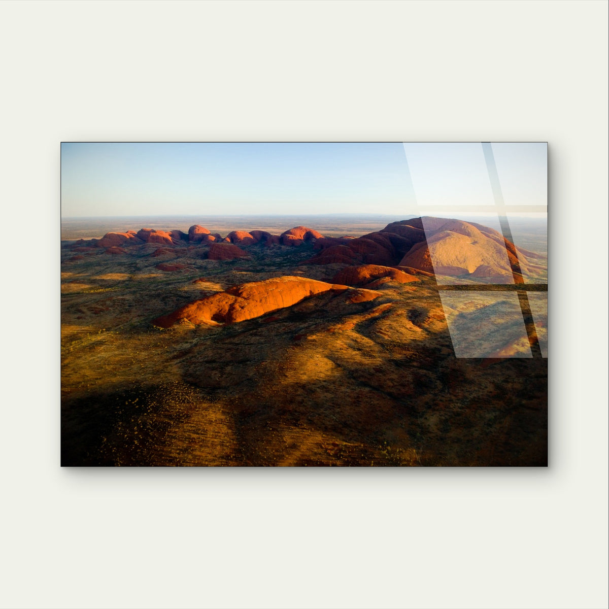 Scenic Kata Tjuta Sunset Red Rock Acrylic Glass Printing Wall Art Australian Made Quality