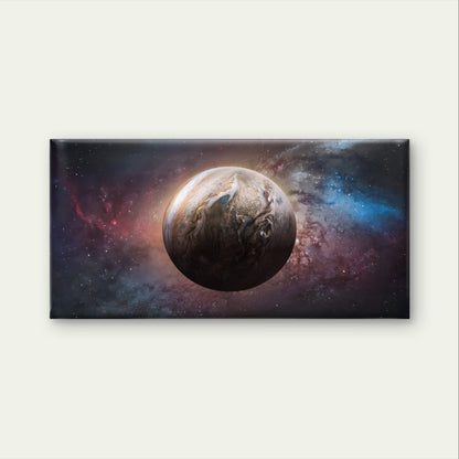 Jupiter Planet Solar System Universe Wall Art Canvas Office Home Framed 120x60cm