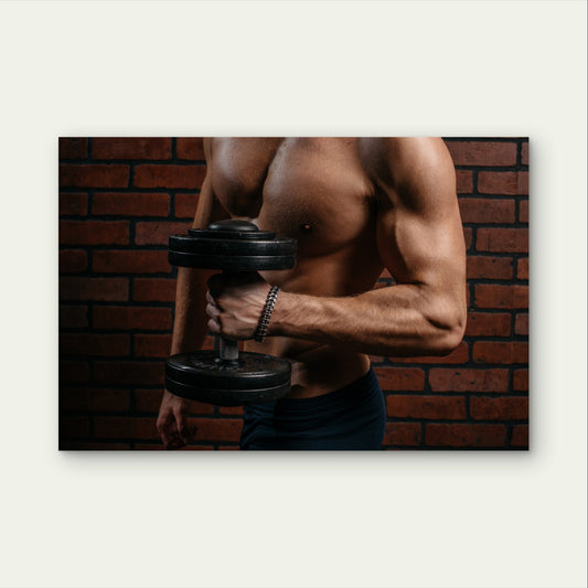 Bodybuilding Fitness Gym Motivation Workout 5mm thick Plastic Poster Ready to Hang 90x60cm