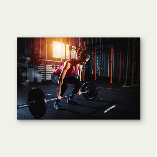 Built By Discipline Gym Motivation 5mm Plastic Poster Ready to Hang 90x60cm