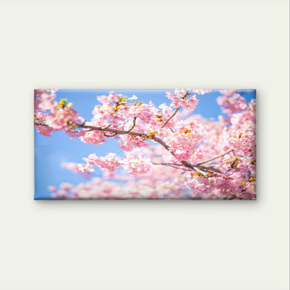 Pink Cherry Blossom Floral Tree Wall Art Canvas Office Home Framed 120x60cm