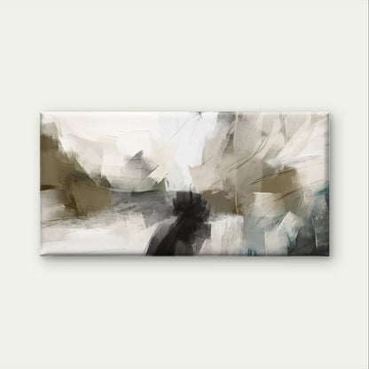 Modern Abstract Landscape Brush Wall Art Canvas Office Home Framed 120x60cm