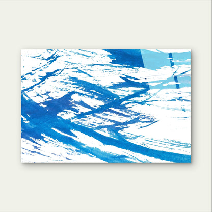 Modern Minimalist Watercolor Brush Acrylic Glass Printing Wall Art Australian Made Quality