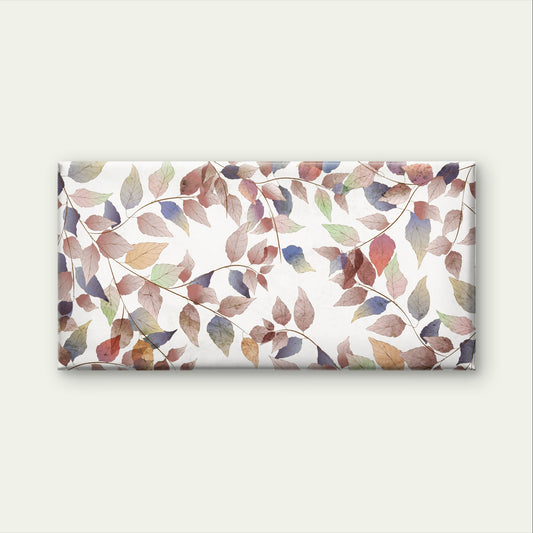 Watercolor Pastel Leaves Branch Wall Art Canvas Office Home Framed 120x60cm