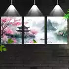 3pcs Traditional Chinese Landscape Serene Nature Canvas Unframed - High Quality Print 100% Australian Made Wall Canvas