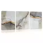3pcs Abstract Charming Texture  Canvas Unframed - High Quality Print 100% Australian Made Wall Canvas - Bella Home Decor
