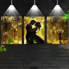 3pcs Enchanting Golden Beautiful Couple Canvas Unframed - High Quality Print 100% Australian Made Wall Canvas