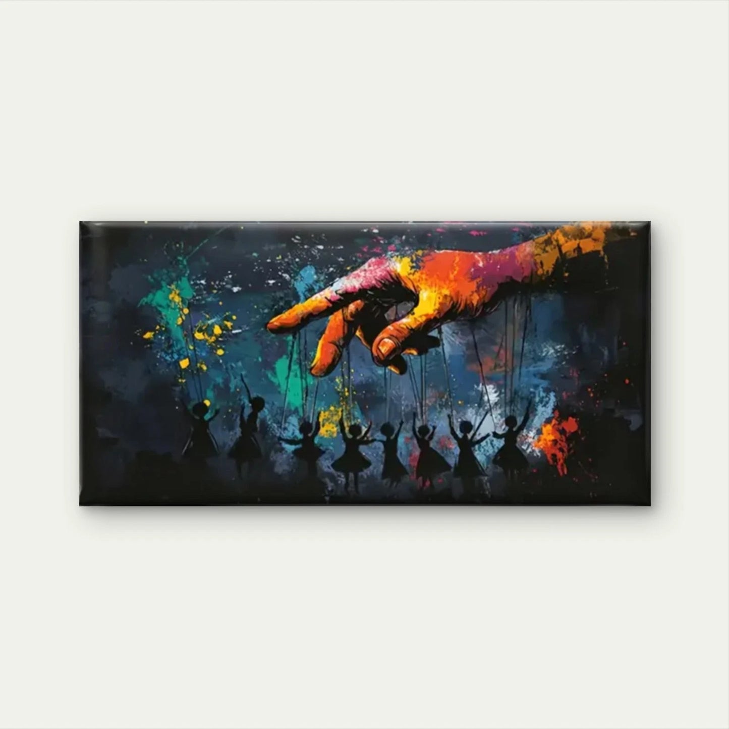 Reach Out To Others Wall Art Canvas Office Home Room Framed 120x60cm