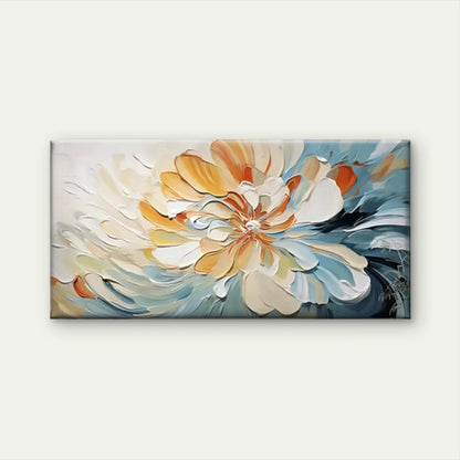 Flowers Abstract Decorative Wall Art Canvas Office Home Room Framed 120x60cm