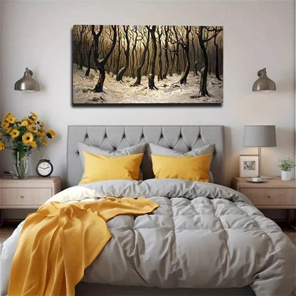 Hopeless Woods Space Nature Wall Art Canvas Office Home Room Framed 120x60cm