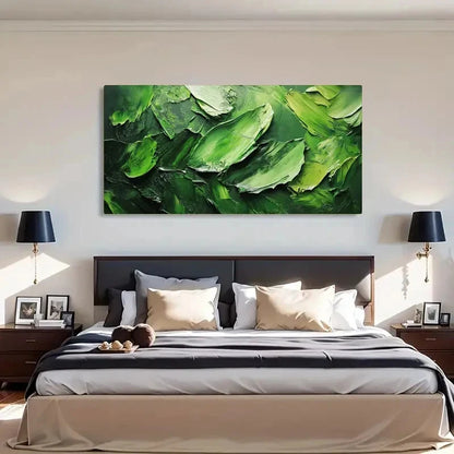 Swirling Brushstrokes Floral Wall Art Canvas Office Home Room Framed 120x60cm - Bella Home Decor