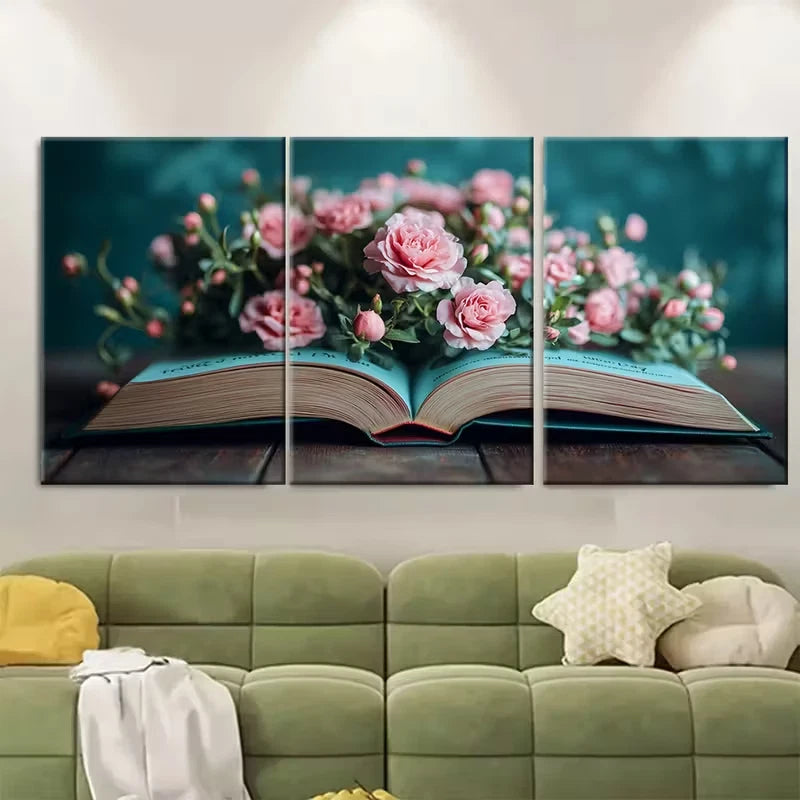 3pcs Mother'S Day Book for Mom Metal Print Ready to Hang Art