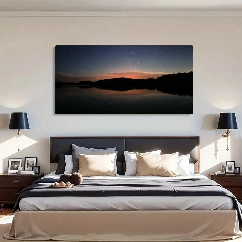 Natural Scenery Artwork Spring Wall Art Canvas Office Home Room Framed 120x60cm