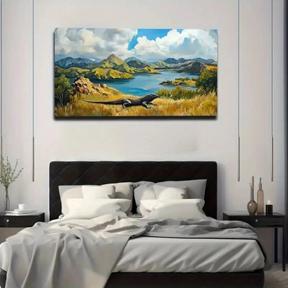 Terrible Kodo Island Worth Wall Art Canvas Office Home Room Framed 120x60cm