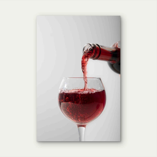 Wine Still Life 40x60cm Metal Print Ready to Hang
