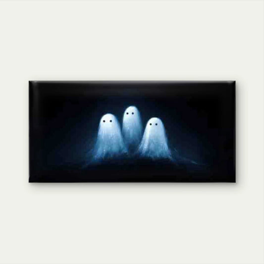 Glowing Ghosts with Glowing Ink Wall Art Canvas Office Home Room Framed 120x60cm