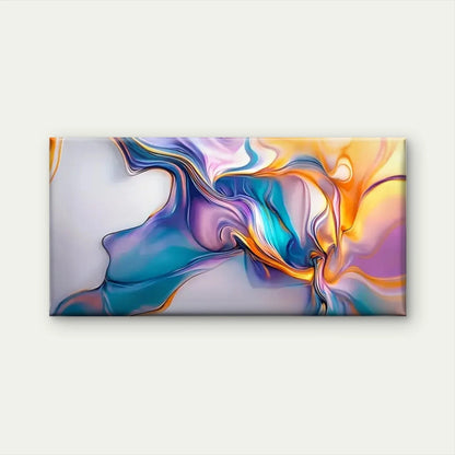 Colorful Liquid Close Abstract Wall Art Canvas Office Home Room Framed 120x60cm