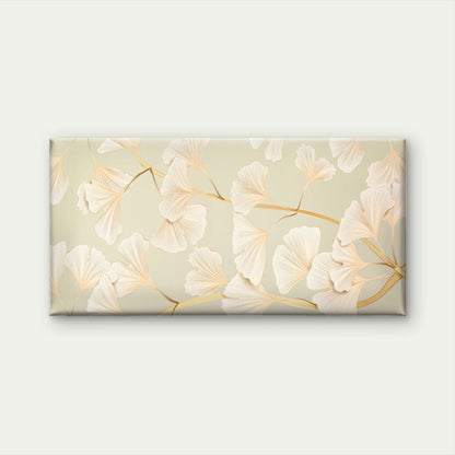 Busy Ginkgo Pattern Life Wall Art Canvas Office Home Room Framed 120x60cm - Bella Home Decor