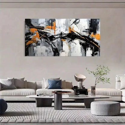 Geometric Pattern Texture Wall Art Canvas Office Home Room Framed 120x60cm