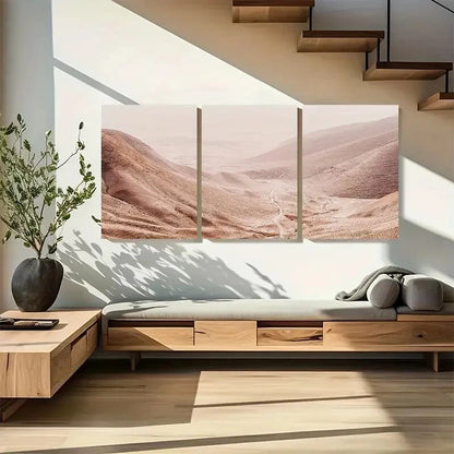 3pcs Boho Desert Arizona Desert Metal Print Ready to Hang Art - Bella Home Decor