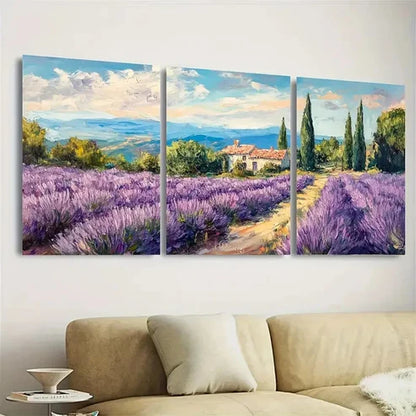 3pcs Rustic Farmhouse Wall Art Set Canvas Unframed - High Quality Print 100% Australian Made Wall Canvas - Bella Home Decor