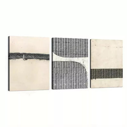3pcs Abstract Geometric Canvas Prints Canvas Wall Art Set Canvas Framed 50x70cm - High Quality Print 100% Australian Made Wall Canvas Ready to Hang