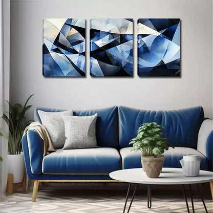 3pcs Good Luck Products, Abstract Patterns Wall Art Canvas Unframed - High Quality Print 100% Australian Made Wall Canvas - Bella Home Decor