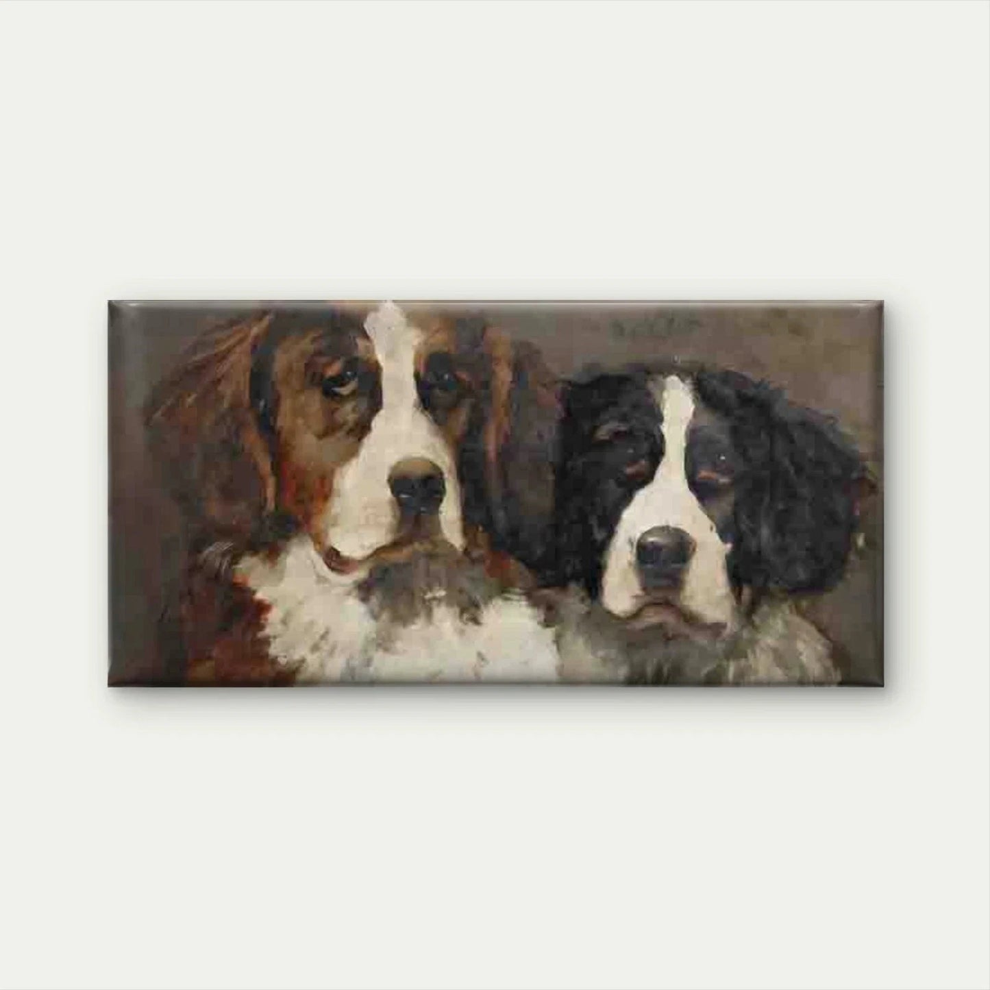 Bernese Mountain Dog Wall Art Canvas Office Home Room Framed 120x60cm