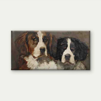 Bernese Mountain Dog Wall Art Canvas Office Home Room Framed 120x60cm