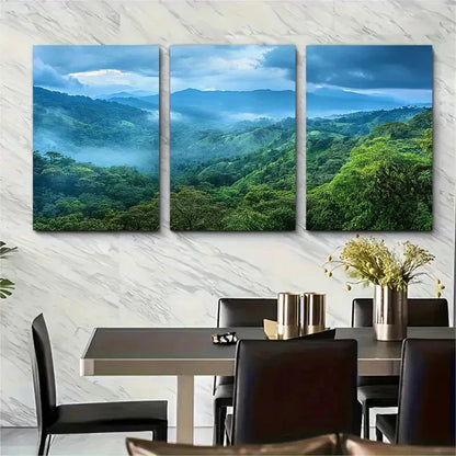 3pcs Costa Rica Scenic Art Monteverdi Perfect Wall Art Set Canvas Framed 60x90cm - High Quality Print 100% Australian Made Wall Canvas Ready to Hang - Bella Home Decor