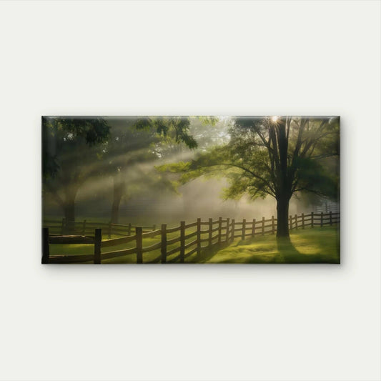 Classic Morning Sunlight Wall Art Canvas Office Home Room Framed 120x60cm