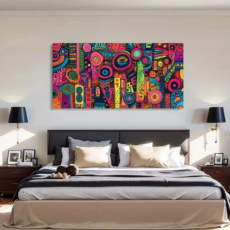 Trendy Decorative Artwork Mode Wall Art Canvas Office Home Room Framed 120x60cm