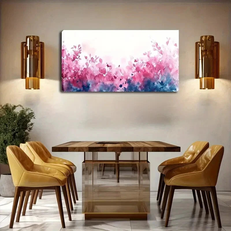 Vibrant Orchid Butterfly Design Wall Art Canvas Office Home Room Framed 120x60cm - Bella Home Decor