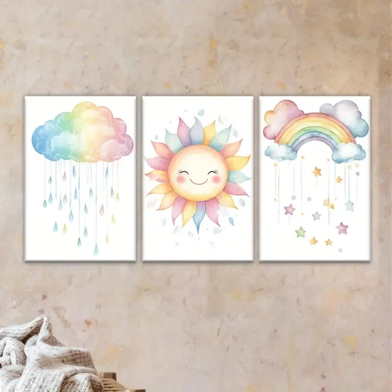 3pcs Three-Piece Canvas Artwork Wall Art Set Canvas Framed 60x90cm - High Quality Print 100% Australian Made Wall Canvas Ready to Hang - Bella Home Decor