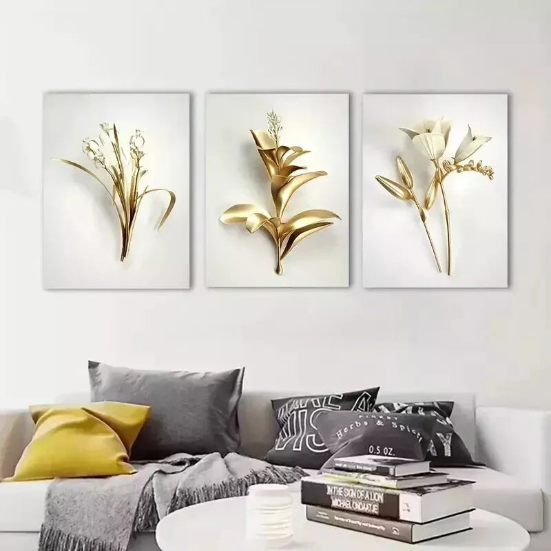 3pcs Boho Minimalist Abstract Canvas Wall Art Set Canvas Framed 50x70cm - High Quality Print 100% Australian Made Wall Canvas Ready to Hang