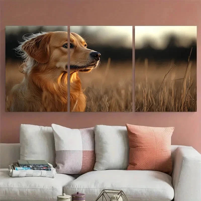 3pcs Wild Prairie Dog Animal Photography Metal Print Ready to Hang Art - Bella Home Decor