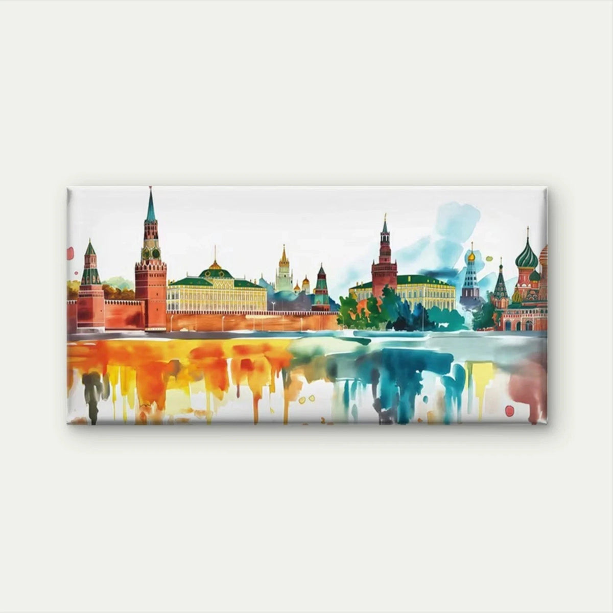City Skyline Architecture Wall Art Canvas Office Home Room Framed 120x60cm