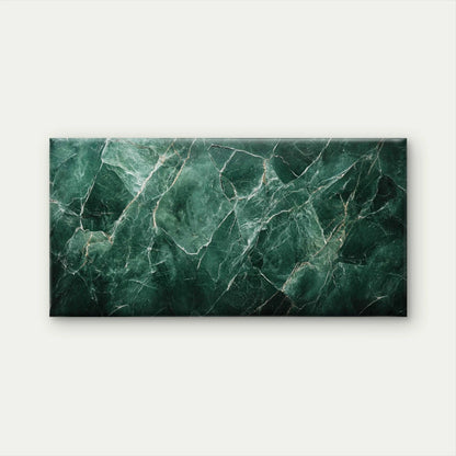 Elegant Green Marble Texture Wall Art Canvas Office Home Room Framed 120x60cm