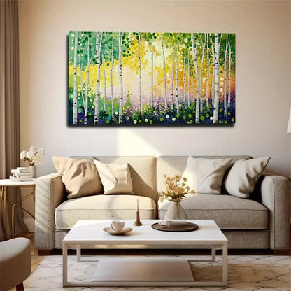 Colorful Polka Dots Create Live Wall Art Canvas Office Home Room Framed 120x60cm