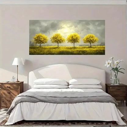 Trees Nature Greenland Wall Art Canvas Office Home Room Framed 120x60cm