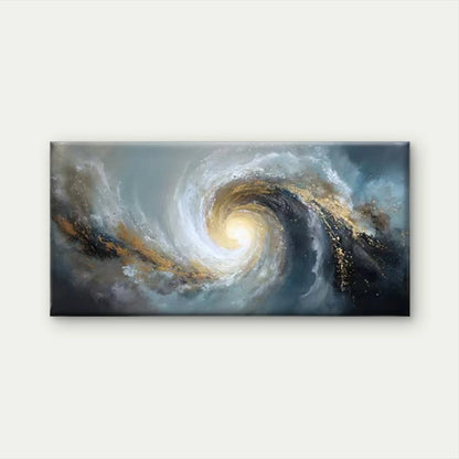 Abstract Spiral Galaxy Wall Art Canvas Office Home Room Framed 120x60cm