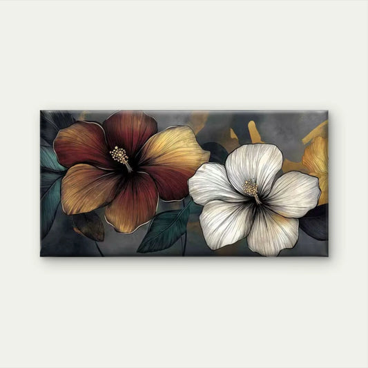 The Midnight Garden's Breath Wall Art Canvas Office Home Room Framed 120x60cm