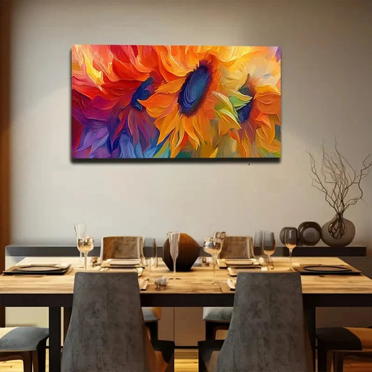 Modern Bohemian Minimalist Wall Art canvas office home room framed 120x60cm