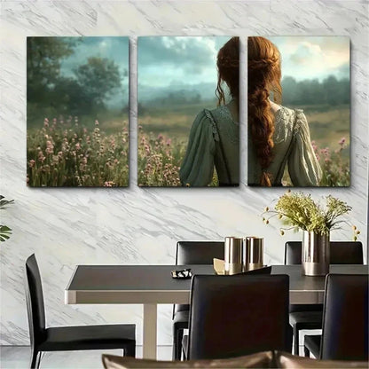 3pcs Custom For Anne Sawyer Perfect Wall Art Set Canvas Framed 50x70cm - High Quality Print 100% Australian Made Wall Canvas Ready to Hang - Bella Home Decor