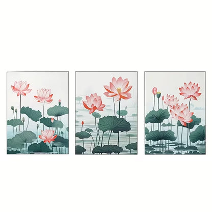 3pcs Bohemian Watercolor Butterfly & Flower   Wall Art Set Canvas Framed 60x90cm - High Quality Print 100% Australian Made Wall Canvas Ready to Hang - Bella Home Decor