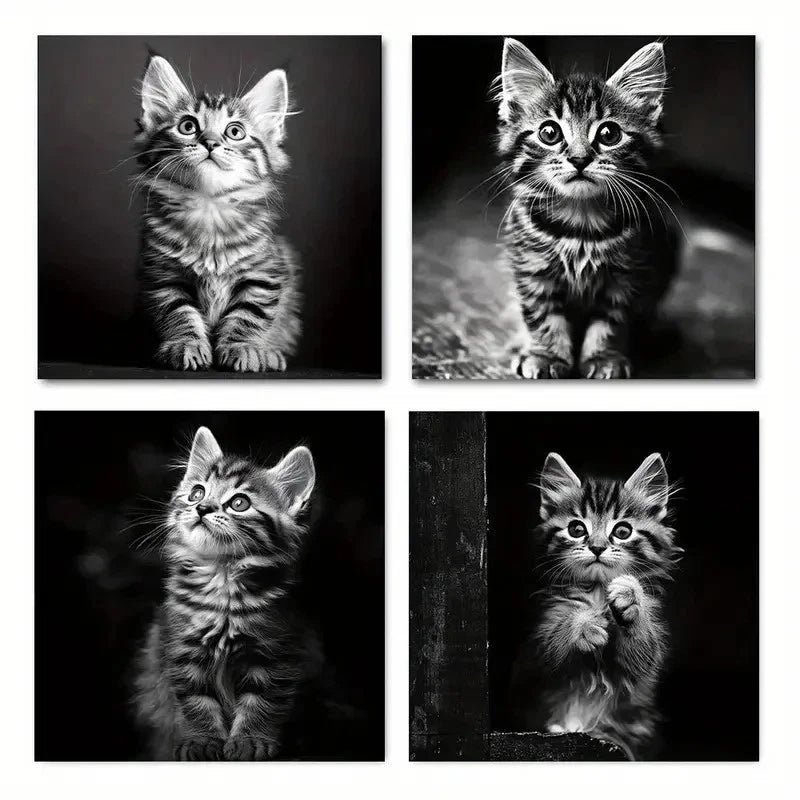 4pcs Farmhouse wall art printing Wall Art Canvas Framed