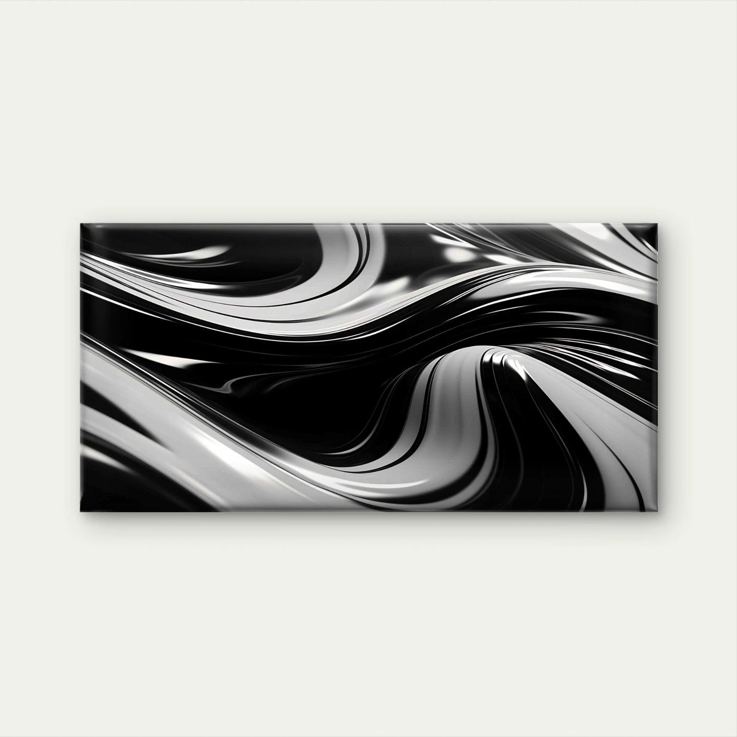 Abstract Black White Background Wall Art Canvas Office Home Room Framed 120x60cm