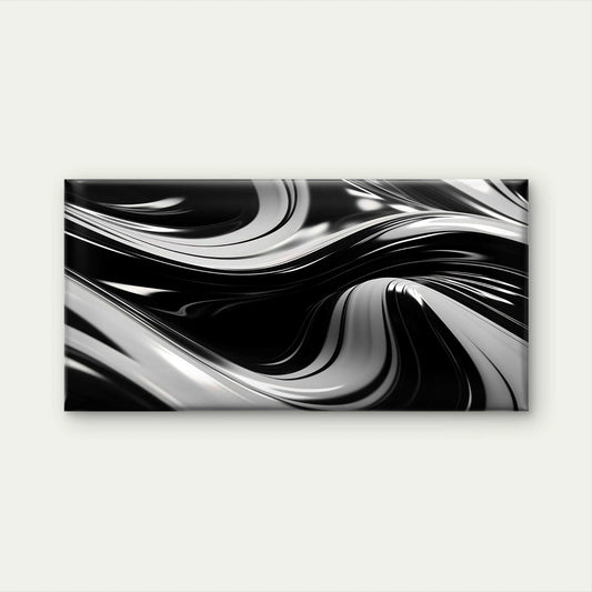 Abstract Black White Background Wall Art Canvas Office Home Room Framed 120x60cm