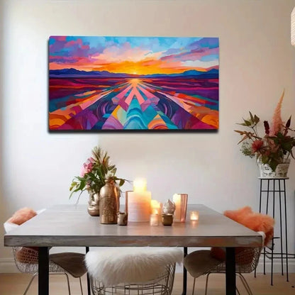 Magic Sky And Earth Space Wall Art Canvas Office Home Room Framed 120x60cm