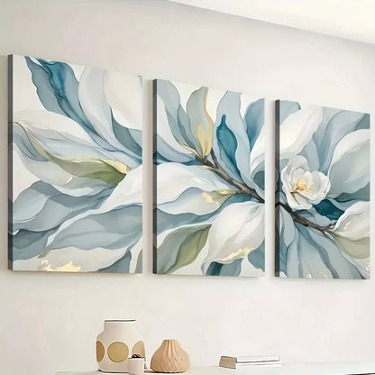 3pcs Modern Artistic Abstract Floral Landscape Wall Art Set Canvas Unframed - High Quality Print 100% Australian Made Wall Canvas